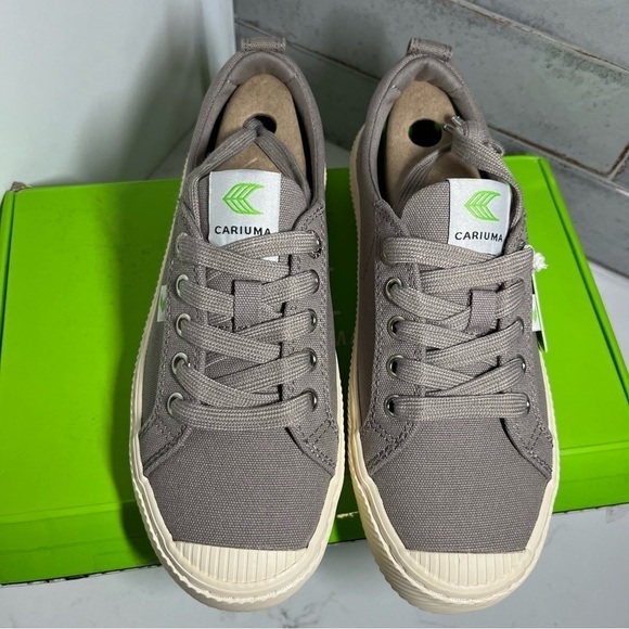 Cariuma Shoes - Cariuma OCA Mystic Grey Low Canvas Sneakers Women 8